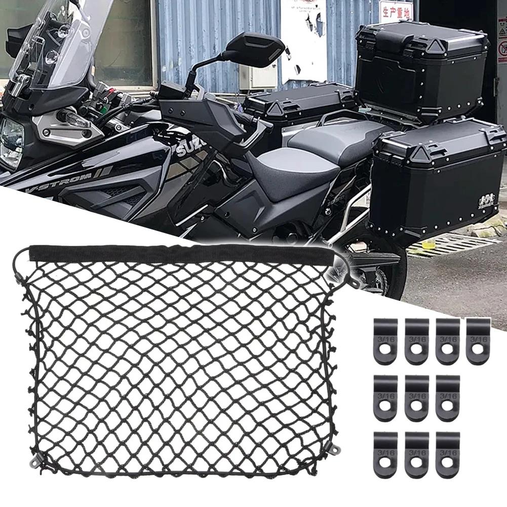 Motorcycle Nets Organizer Luggage Storage Cargo Moto Net Mesh For BMW GS R1200GS R1250GS F700GS F850GS F750GS F650GS Top Case