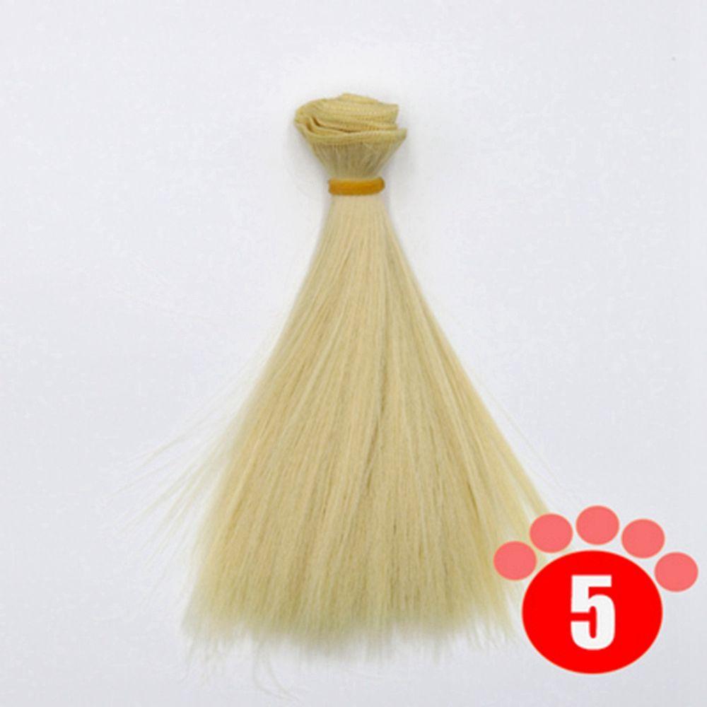 1PC Hot Synthetic Fiber High-temperature Wire DIY Dolls Accessories Doll Wigs Long Straight Wig Hair