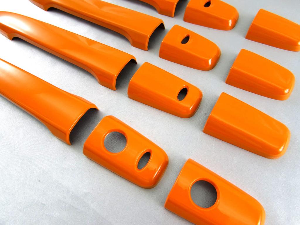 BRIGHTZ Delica CV Door Handle Cover Knob Z Set Orange CV1W CV2W CV4W CV5W CV1 CV2 CV4 CV5 V1 V2 V3 V4 V5 1 2 3 4 5 Delica D5 Delica D5 D5