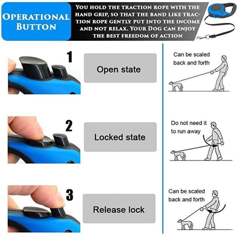 1 шт. Питомец Трактор Собака Автоматическая Телескопическая Тяговая Веревка Прогулочный Удлинитель для Средних Собак Товары для Питомцев