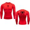 Printed Men's Athletic Compression Shirts Athletic Quick Dry Breathable Rash Guard Athletic Tight Workout Tops Summer Men