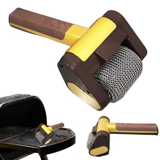 Electric Grill Cleaning Brush Cordless Grill Cleaner Rechargeable Heavy-duty Grill Brush Stainless Steel Grill Scrubber Tool
