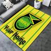 Jamaica Football Crest Custom Name Carpet Rug For Living Room Bedroom Home Sofa Decoration Kids Play Nonslip Floor Mat