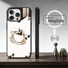 C-Coffee Latte Art    Phone Case For iPhone17,16,15,14,13,12,11 Plus,Pro Max Magnetic For Magsafe Wireless Charging