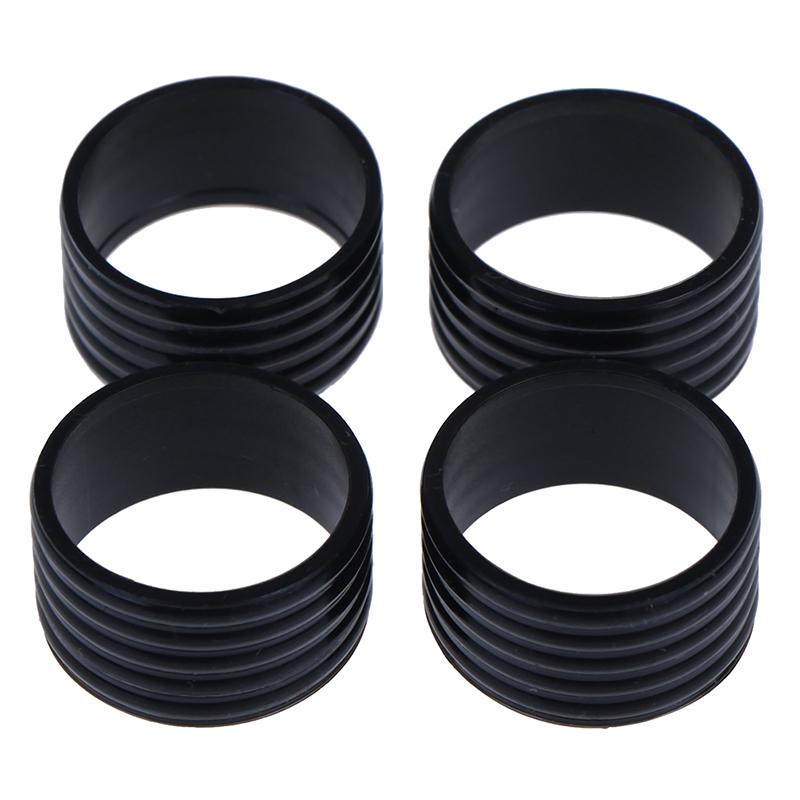 4 Pcs Tennis Racket Rubber Ring Grip Stretchable Stretchy Handle Rubber Ring