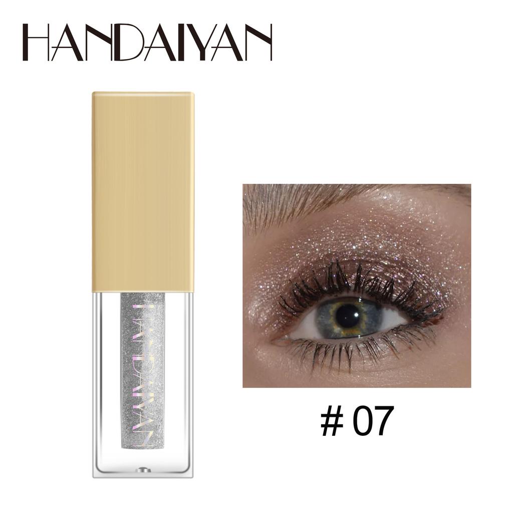 HANDAIYAN Pearl Light Liquid Eye Shadow Liquid 12-цветная русалка Ji Ji Европейская и американская тонкая жидкость для теней для век