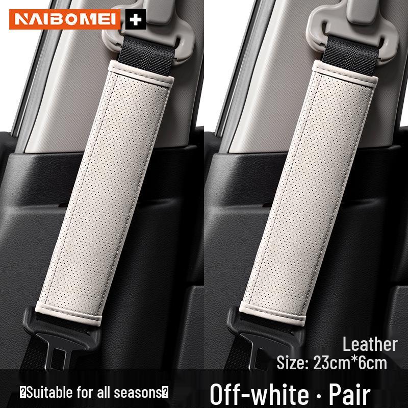 ORA Good Cat Car Seat Belt Shoulder Pad Protector for Lightning, Ballet, Black, and White Cat Models - Interior Accessory.