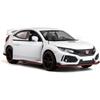 1/32 Diecasting Alloy Honda Civic Car Model Toy,Pull Back Alloy Car with Lights and Sound,Open Door for Kids Gift,Ages 3-5