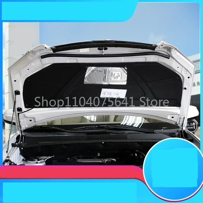 Совместим для Hyundai Tucson 2006-2012 2013-2014-2017 Тепло-звукоизоляционный хлопок Передний капот Моторный щит двигателя Коврик Накладка Шум