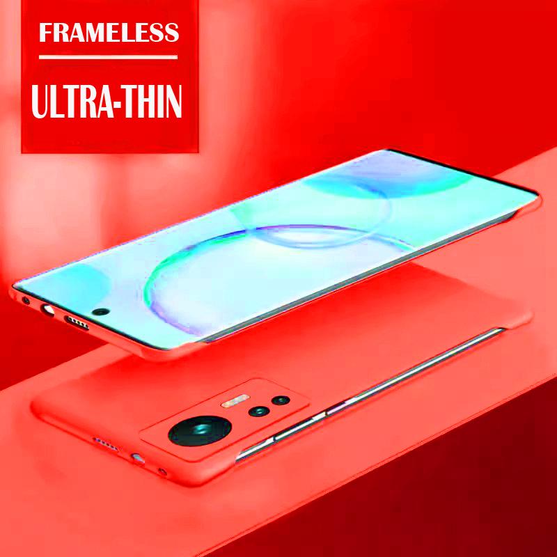 Безрамный тонкий матовый жесткий чехол-накладка из ПК для Xiaomi 12 12x 12s бамперные чехлы mi 12 Pro 12T противоударный чехол Fundas Coque