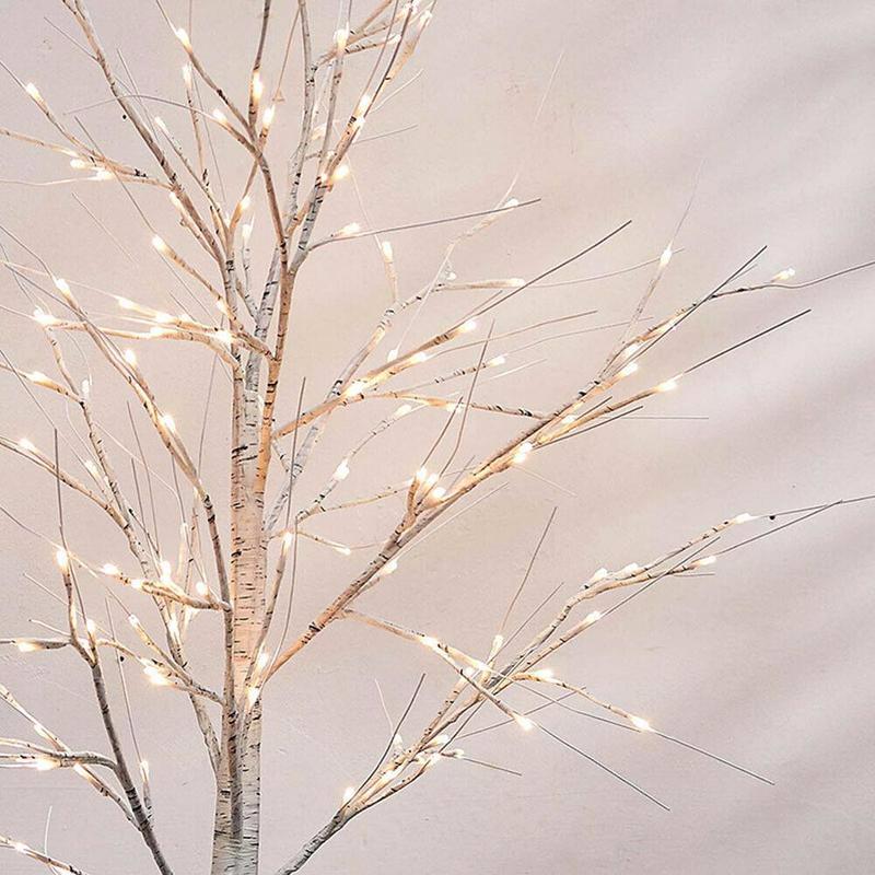 Рождественские украшения пасхальной елки со светодиодной подсветкой ветки дерева для подарка яиц