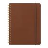 DESIGNPHIL MIDORI Зернистая спиральная тетрадь B6 Темно-коричневая 15223006
