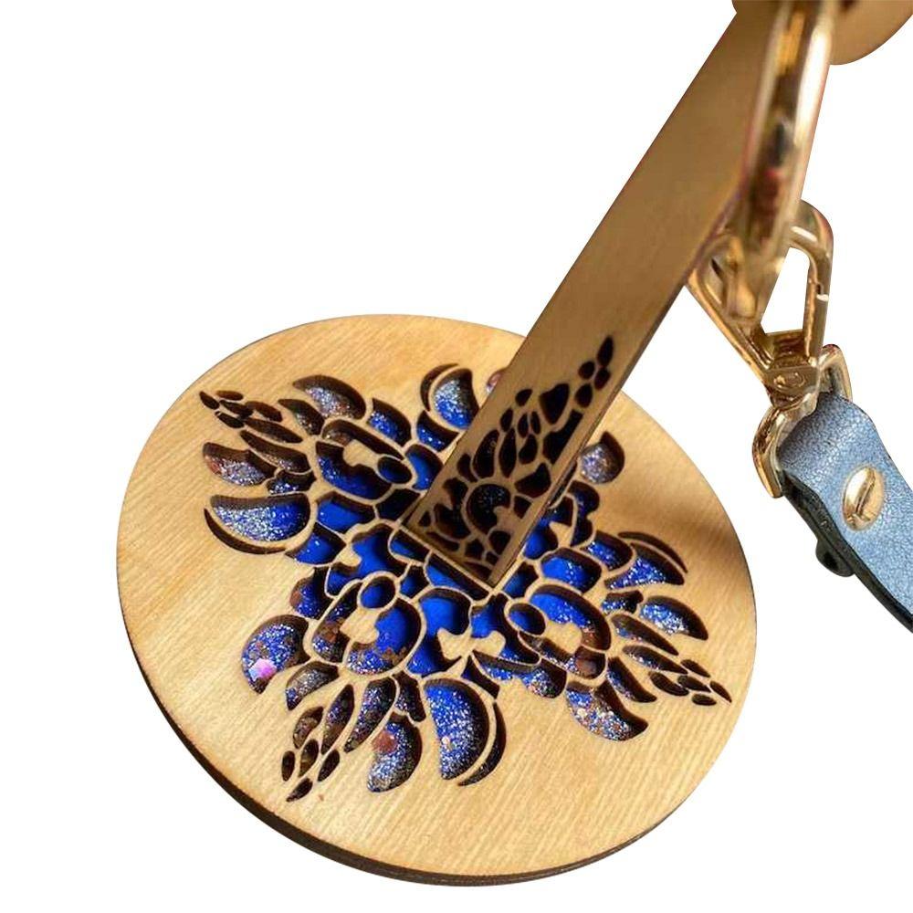 Portable Wooden Wrist Yarn Holder Yarn Storage Knitting Tool Knitting Crocheting Supplies Yarn Organizer