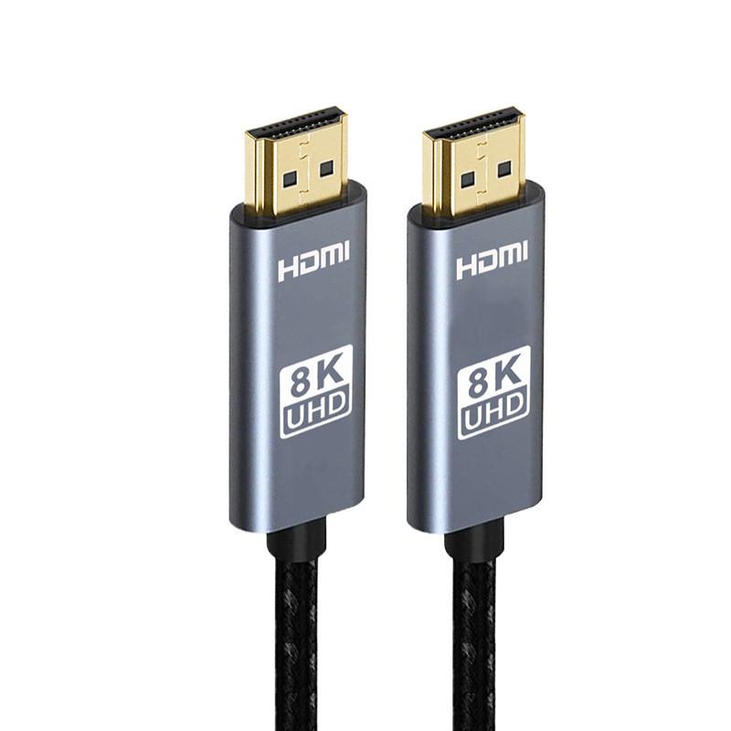 Кабель HDMI 8K/60 Гц 4K/120 Гц UHD HDR 48 Гбит/с Адаптер Высокоскоростной Кабель HDMI-HDMI для ноутбука, телевизора, серии Xbox, проектора, монитора
