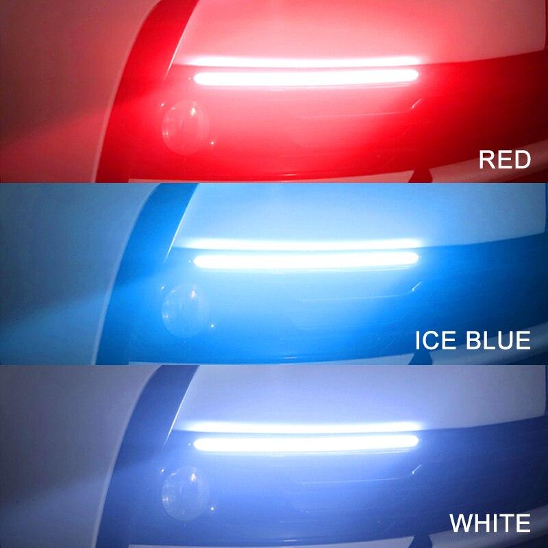 2x Автомобильные светодиодные дневные ходовые огни DRL Flow Yellow Turn Signal White Водонепроницаемые полосы фар последовательного света Универсальные