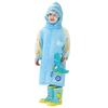 Children Raincoat Kindergarten Kids Cartoon Raincoat Outdoor Waterproof Baby Rain Jacket Blue