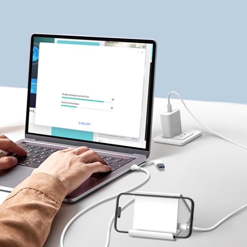 USB-концентратор 5 Гбит/с, 3 порта USB 3.0 и адаптер Type-C с подставкой, несколько портов для компьютеров, планшетов и игровых консолей