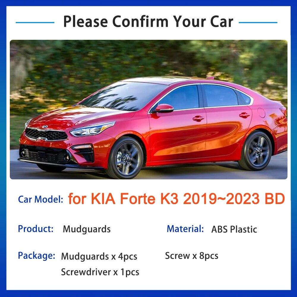 4x для KIA Forte K3 2022 2023 BD Брызговики Брызговики Fender переднее колесо аксессуары для укладки автомобиля