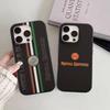 R-ROYALS E-ENFIELDS Логотип Полоска Гофрированный Ударопрочный Чехол Для Телефона Для IPhone 17 16 15 14 13 12 11 Pro Max Plus Pro Чехол