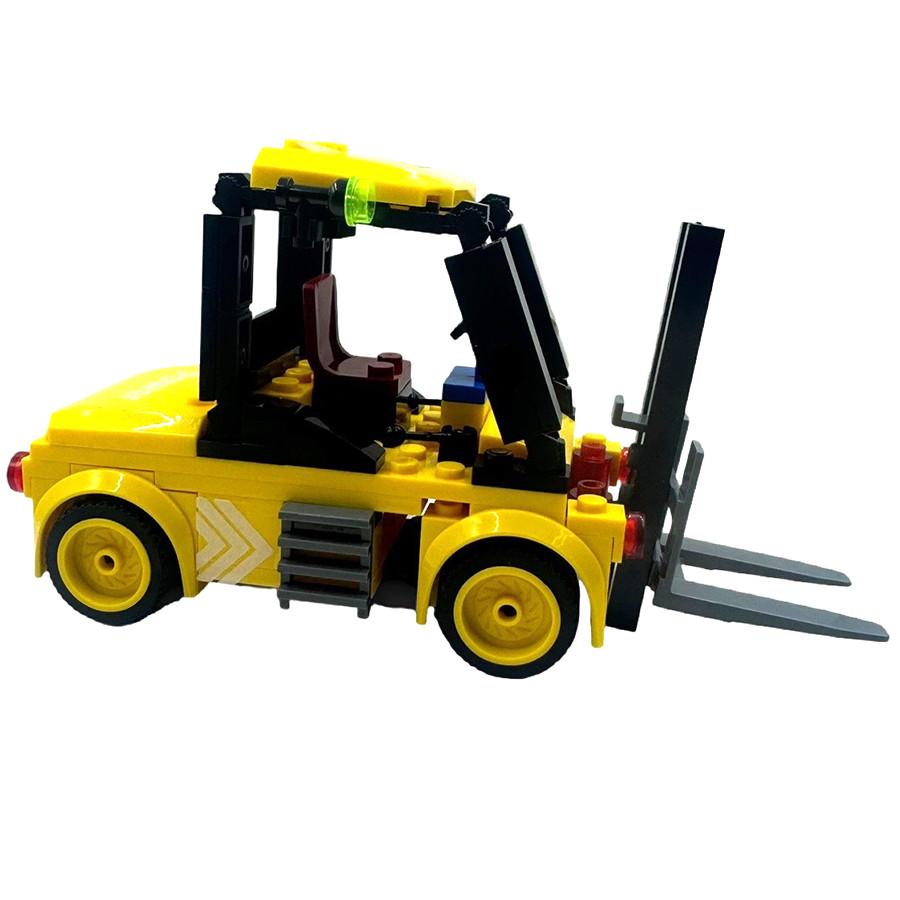 Вилочный погрузчик Инженерная машина Строительный блок Модель автомобиля Дети DIY Кирпичи Набор Игрушка Дети Подарок