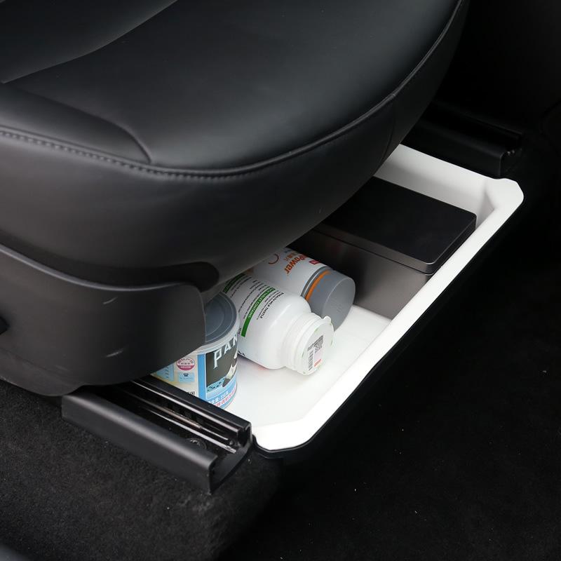 Tesla Model Y Rear Under-Seat Storage Box Upgrade