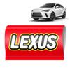 OuTLife Dedicated Decal Stickers for the New Lexus All Redesigned Modeling for a Personalized Enhanced and Increased High Strong 3D No Integrated Add