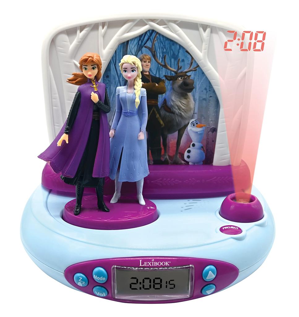 Lexibook Projector Alarm Clock with Sound Frozen Digital Clock Table Clock RP510FZ Genuine Product