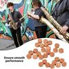 30 Packs Saxophone Cork Pads Noise Reduction Silence Sax Replacement Parts Musical Instrument