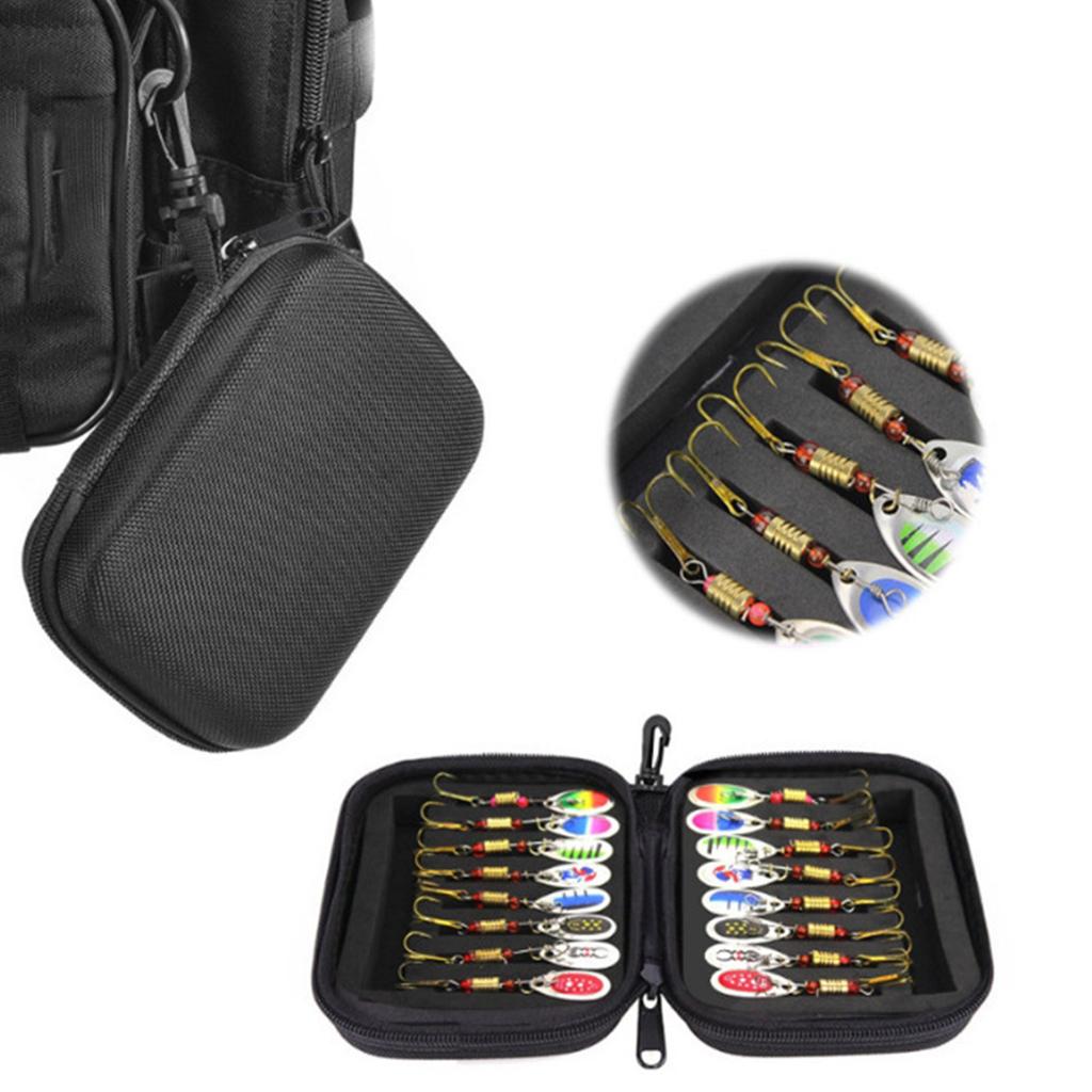 Сумка для рыболовных приманок и блесен для ловли рыбы, сумка для хранения блесны и колеблющейся блесны из ЭВА, жесткий чехол для рыболовного крючка для ловли форели