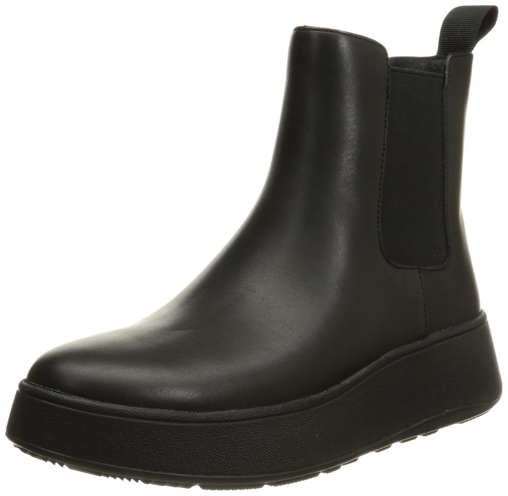 Fashion Boots LEATHER FLATFORM CHELSEA BOOTS All Black [Fitflop] F-MODE