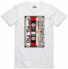 T-Shirt Homme Old Skool C90 Cassette Design Musical Coupe Régulière En Coton