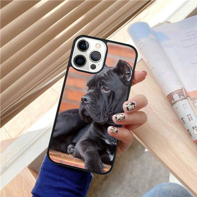 Чехол для телефона с изображением итальянского мастифа Кане-корсо Для iPhone 17 Air 15 16 Pro Max 14 13 12 11 Pro Max Plus Корпус