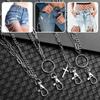Женские джинсы Ювелирные изделия Панк Ювелирные изделия Хип-хоп Талия Цепь Брюки Цепь Украшения Брелок
