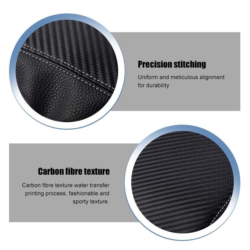 Leather Armrest Protective Cover Anti-Scratch Pad Cover For Dodge Charger 2011 Up For 300C 2011 Up Car Interior Accessories