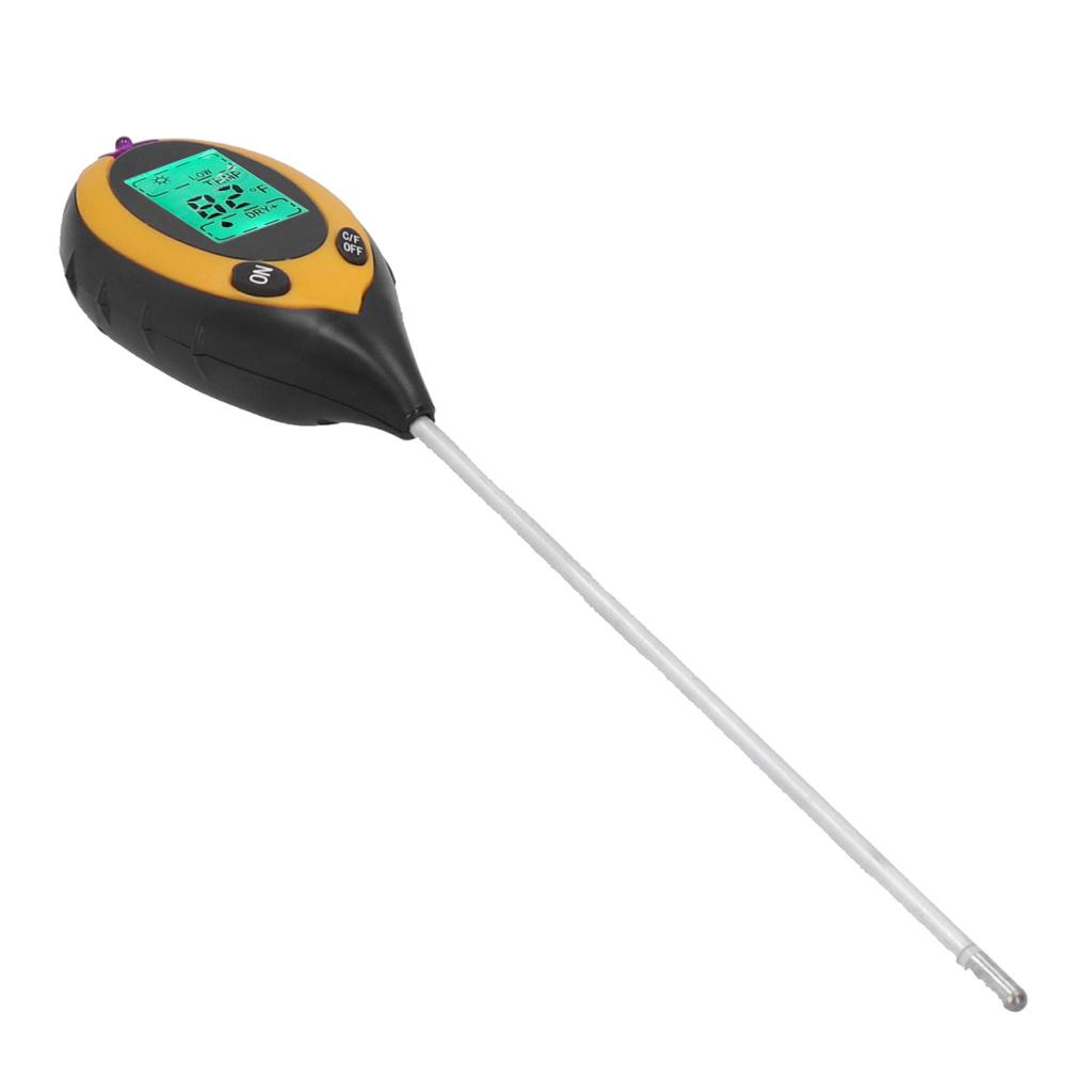 4 In1 Soil Tester Digital Humidity PH Illuminance MultiFunctional Sensor for Graden Farm Lawn