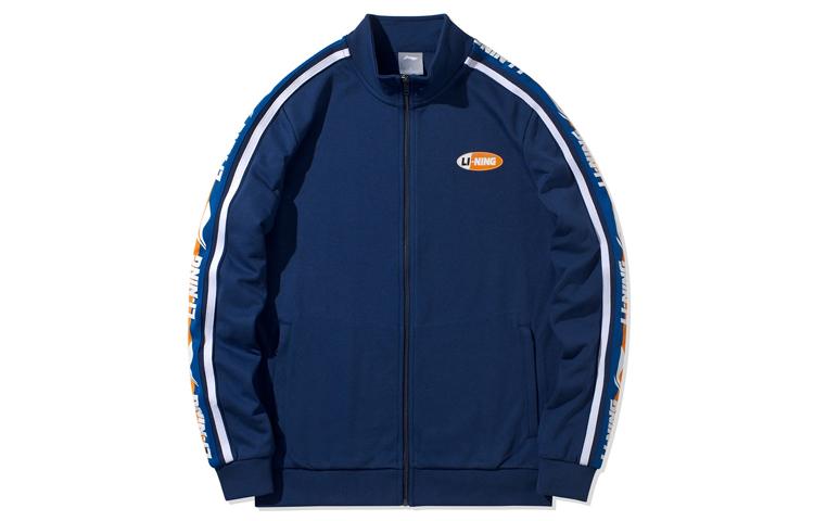 Li Ning Jackets Unisex Navy Stand Collar Moderate Other AWDQ368-10