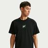 Nike T Shirts Men's Black Crew Neck Moderate