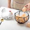 Керамика для держателей свежих яиц Настольный Фермерский Стиль Милый Идеальный Подарок на Новоселье Многофункциональный Тонкая Работа Долговеч