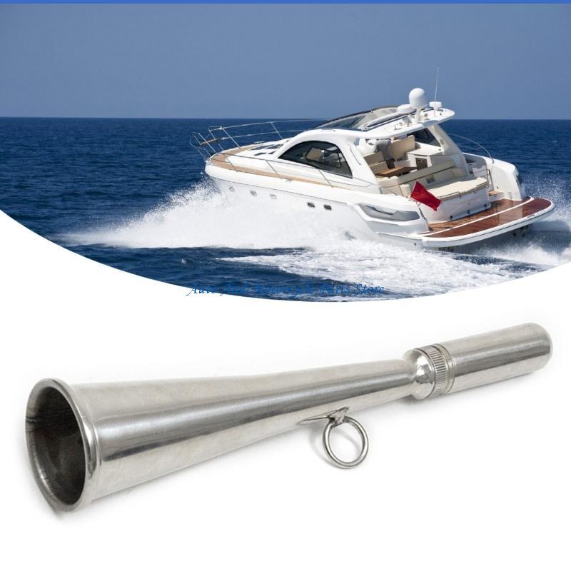 P9FD Marine Safety Horn High Volumes Sound Steel Air Horn for Yachts & Speedboats