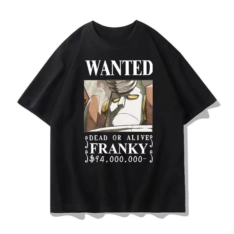 One Piece Print Cartoon Tshirt for Men  2026 Summer Fashion  Loose Street Casual Style