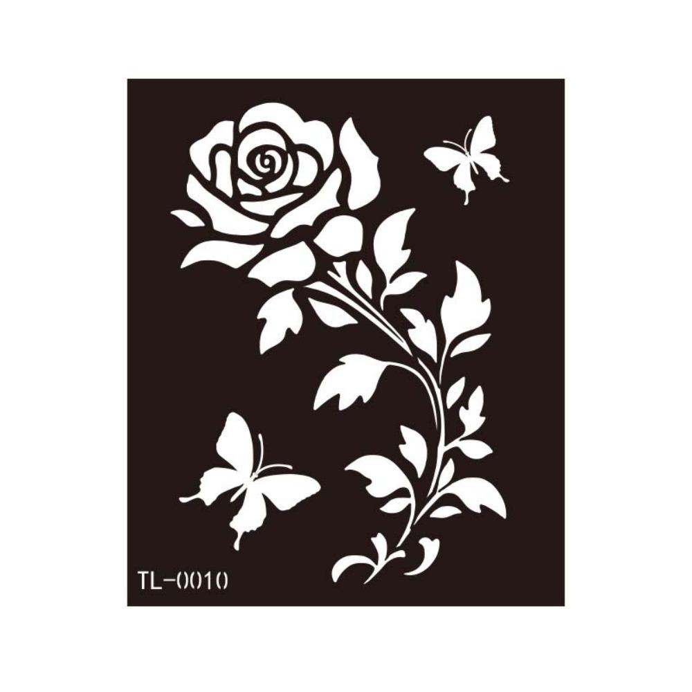 Mehndi Stickers Henna Tattoo Template Fake Tattoo Decals Body Art Sticker Men/Women
