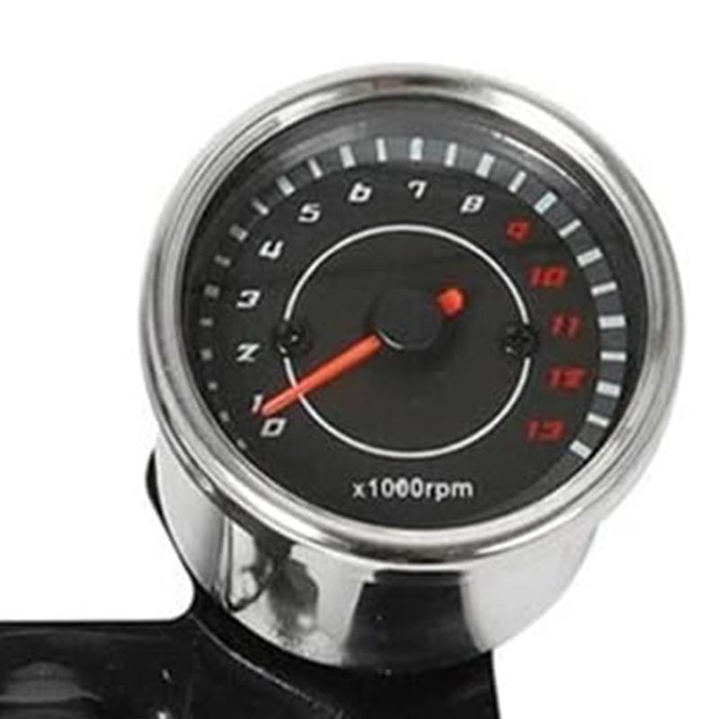 Спидометр мотоцикла с одометром и светодиодной подсветкой для точного измерения. Тахометр и одометр 2 в 1.