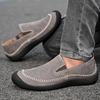 Модная мужская повседневная обувь Кроссовки Модные замшевые лоферы Удобная плоская обувь для вождения Zapatos De Hombre Большой размер Мужская обувь для улицы
