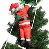 Christmas Decorations Cute Santa Ladder Climbing Rope Santa Claus Doll Pendant Home Decoration Gifts