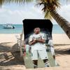 Beach Towel with Kylian Mbappé Pattern - soft,absorbent,machine washable Lightweight&Modern,swimming,Travel Essentials