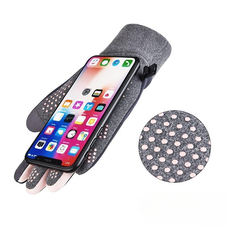 Winter Warm Gloves for Men and Women Cycling Warmth, Fleece and Thickened Cycling Gloves, Anti-slip Touch Screen, Waterproof