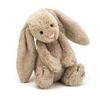 Мягкая игрушка Jellycat Bashful Bunny M, сидящая, бежевая, Кролик, 20 см,