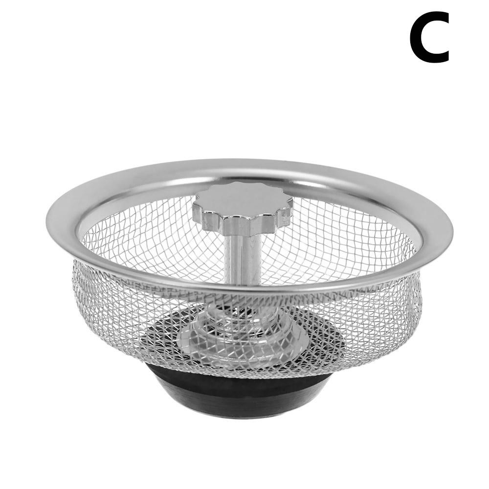 Дренажная сетка из нержавеющей стали для очистки раковины, фильтр для пищевых продуктов, заглушка для волос, фильтр-корзина, дуршлаг