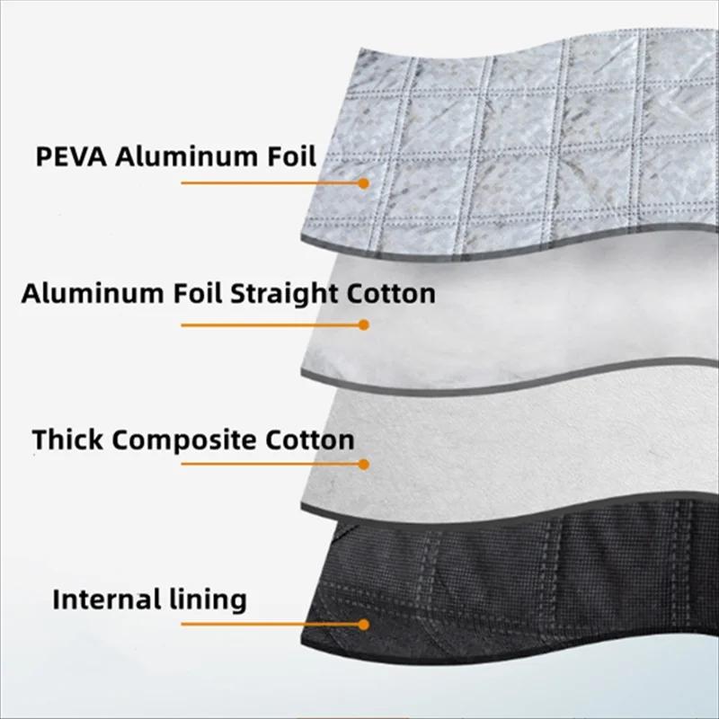 Автомобильный лобовой экран от снега и ультрафиолета для зимы, 1 шт., автомобильный чехол для переднего окна, защита от льда и мороза, наружная защита автомобиля