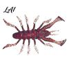 Saltwater Fishing Gear 8Pcs 6cm/2.8g Bionic Insect Soft Bait Slow Sinking Floating Artificial Lure Realistic Lures Swim Bait for Freshwater